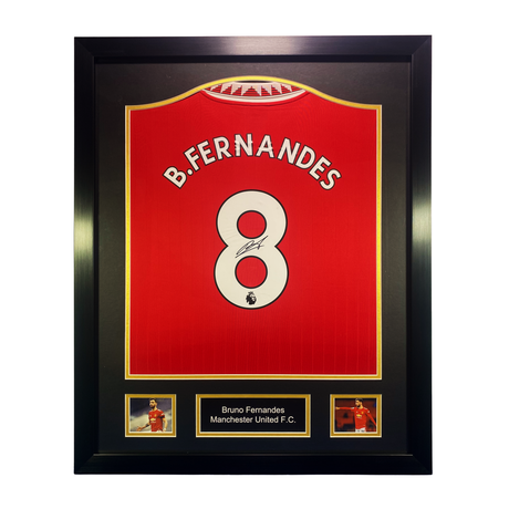 Bruno Fernandes signed on #8 Manchester United 2022/23 Home Shirt