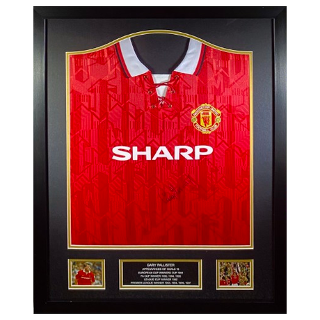 Gary Pallister Hand Signed official 1992 94 Red shirt