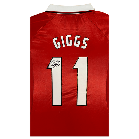 Ryan Giggs Signed Number 11 Manchester United 1999 UEFA Champions League Final Shirt