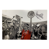Gordon Hill 1977 FA Cup Final Trophy Signed Photo (Colour) (M)