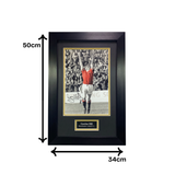 Gordon Hill 1977 Signed Photo - Iconic Celebration (M)