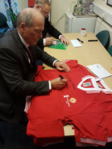 1977 FA Cup Final Shirt Signed by Buchan, Greenhoff, Macari, Pearson & Stepney