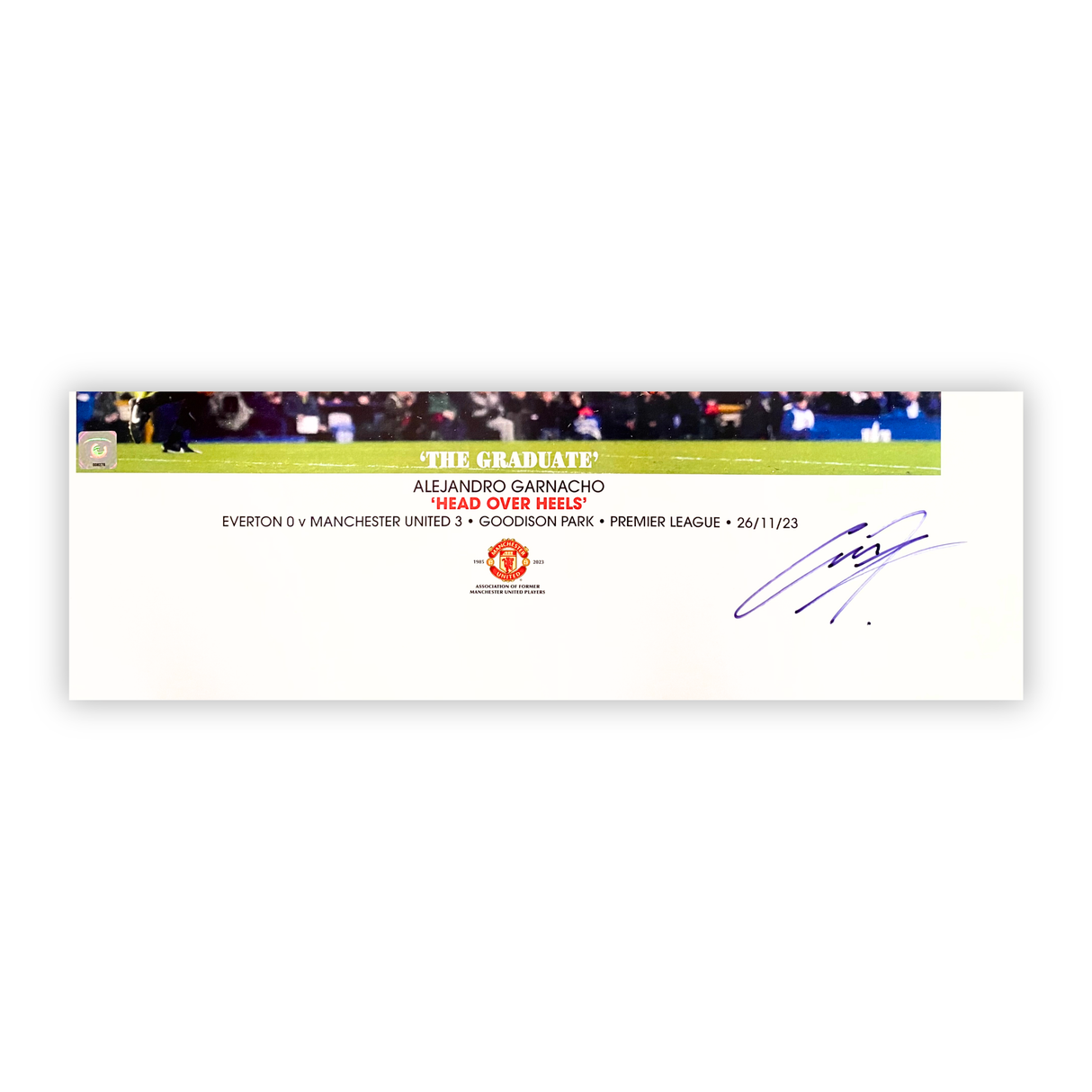 "Head Over Heels" Print Signed by Alejandro Garnacho (L)