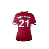 Red Retro Shirt Badge