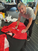 Denis Irwin Hand Signed 1994-1996 Manchester United Home Shirt