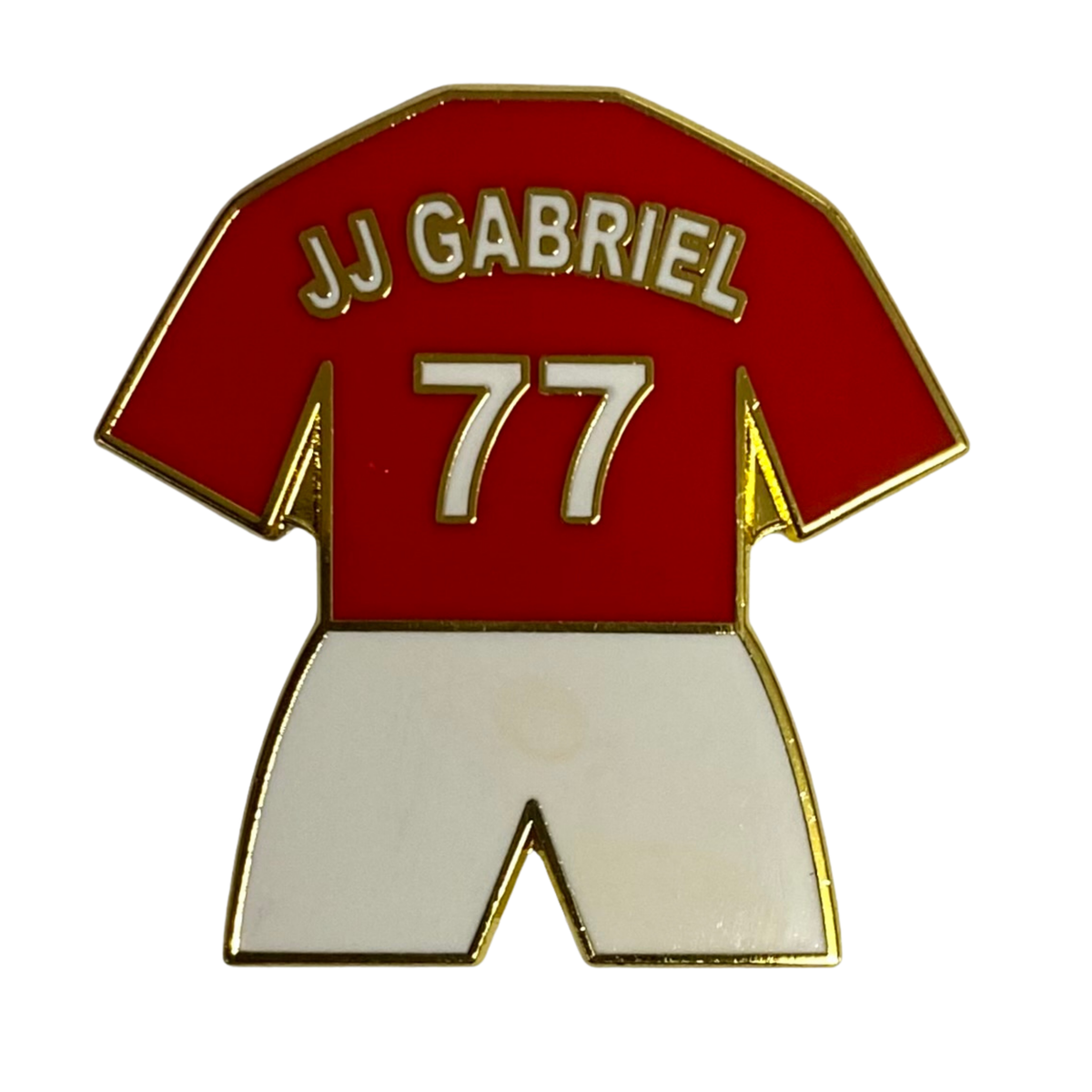 JJ Gabriel 77 Shirt Badge