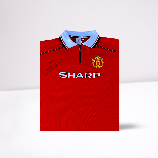 Jaap Stam Hand Signed 1999 Manchester United Home Shirt