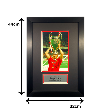 Jaap Stam 1999 Framed Signed Photo Print (M)