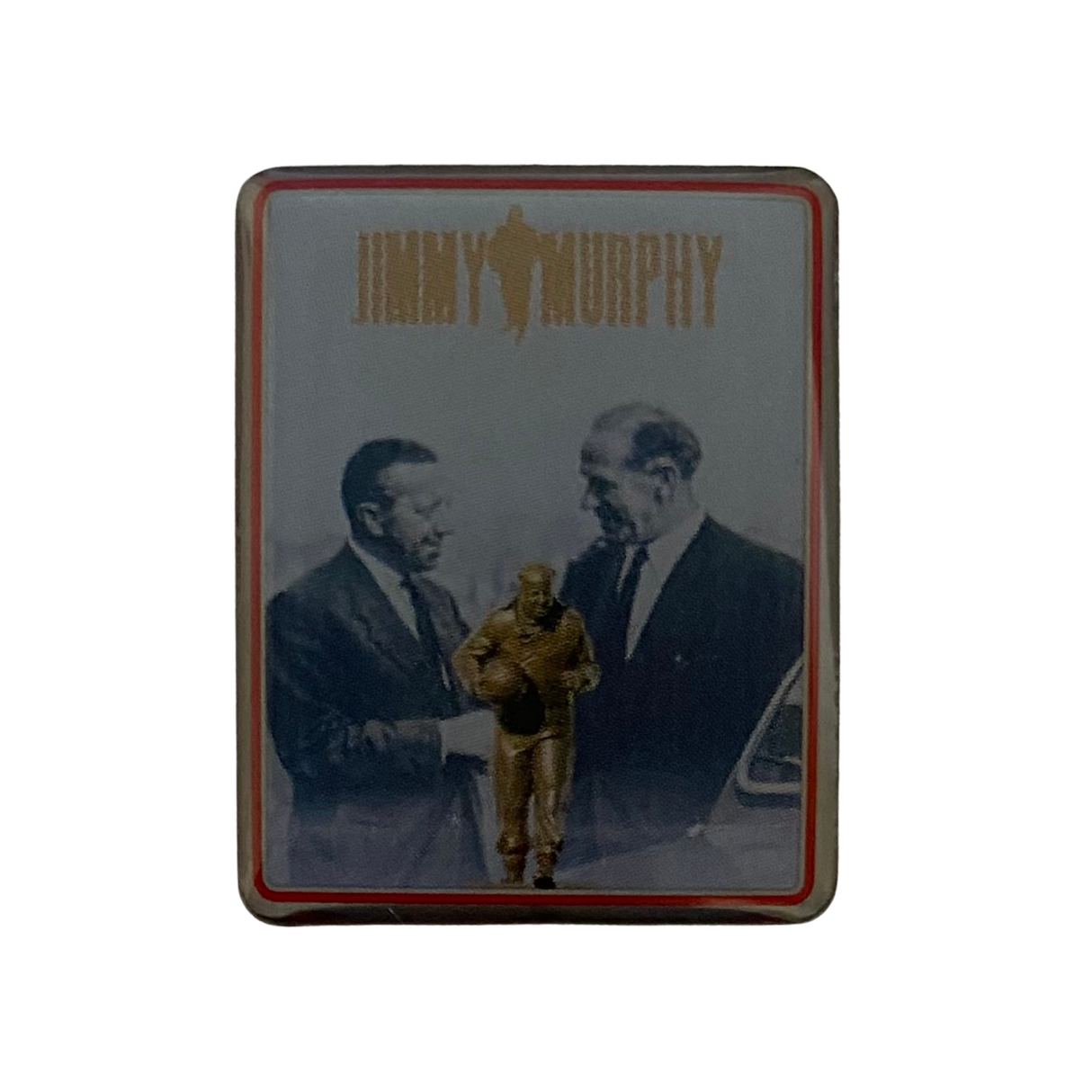 Jimmy Murphy with Sir Matt Busby Badge