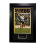 Joe Jordan Signed Classic Celebration Photo (M)