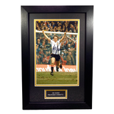 Joe Jordan Signed Classic Celebration Photo (M)