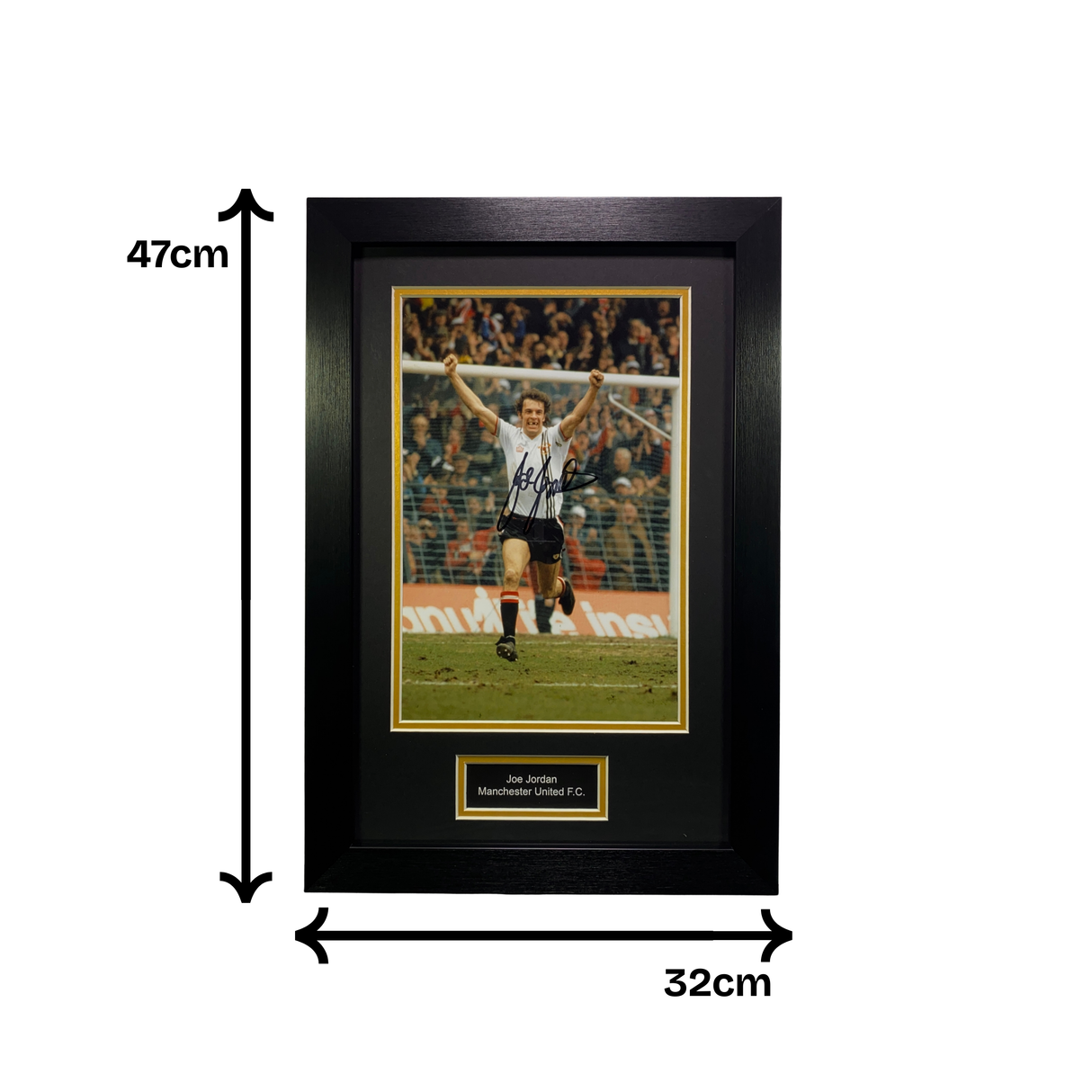 Joe Jordan Signed Classic Celebration Photo (M)