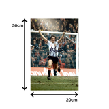Joe Jordan Signed Classic Celebration Photo (M)