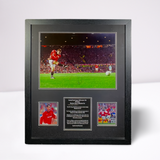 Andrei Kanchelskis Signed Framed photo collage - City hatrick