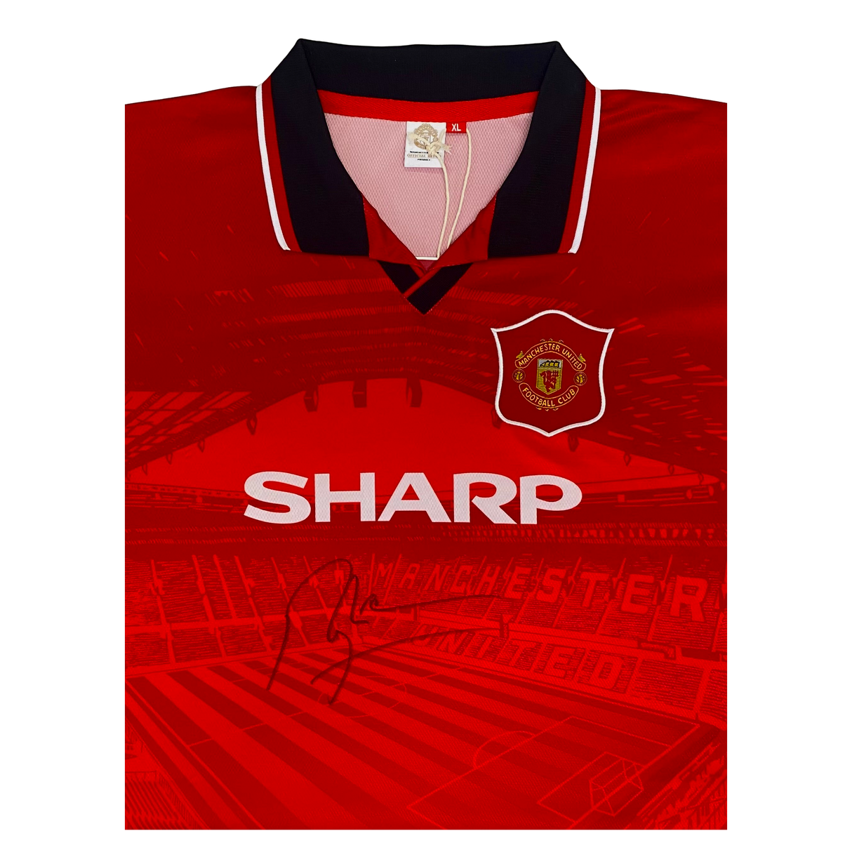 Roy Keane Hand Signed 1994-96 Home Shirt