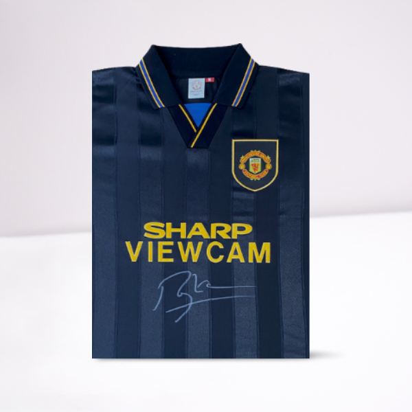 Roy Keane Hand Signed 1994 Black Away Shirt