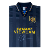 Roy Keane Hand Signed 1994 Black Away Shirt