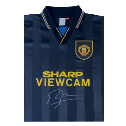 Roy Keane Hand Signed 1994 Black Away Shirt