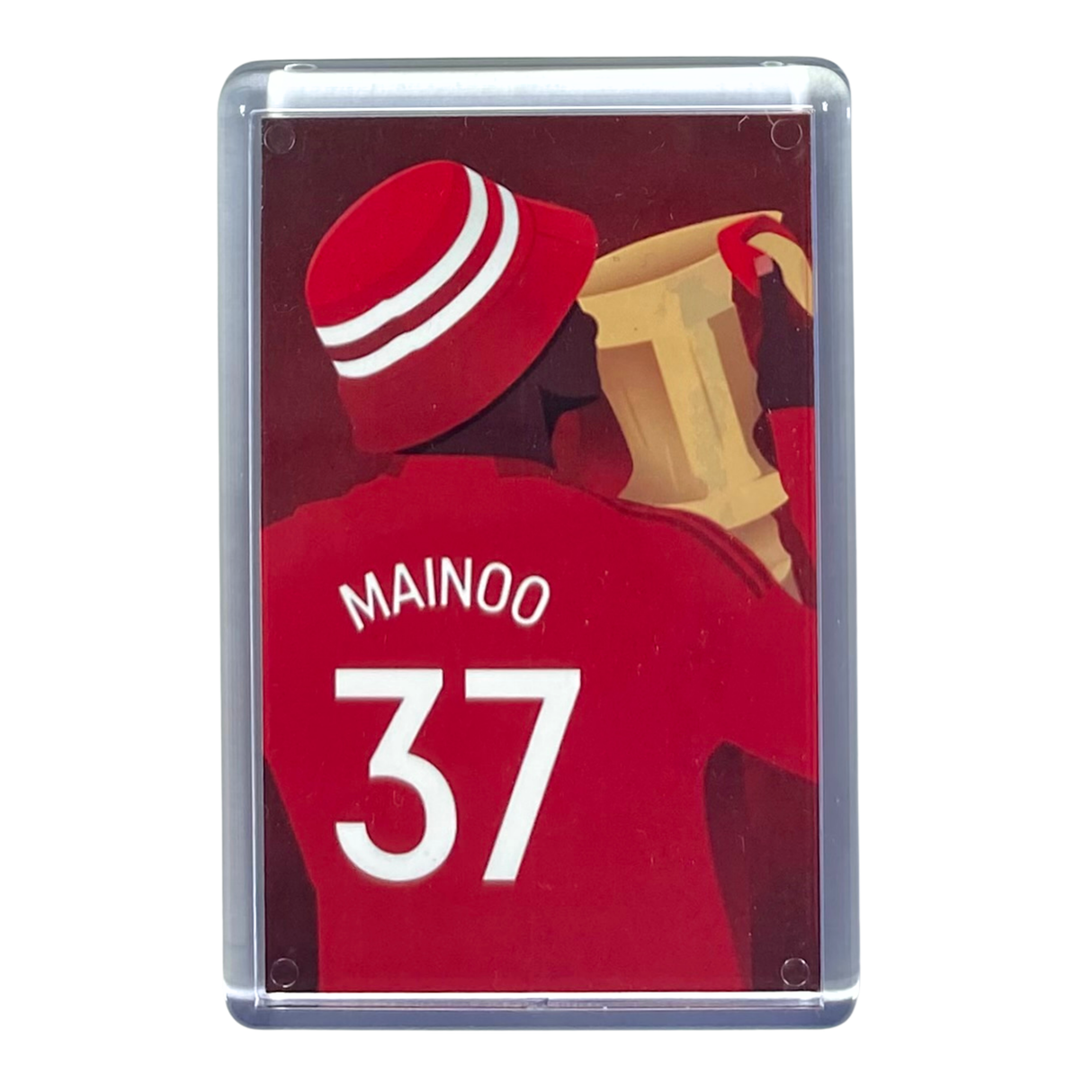 Kobbie Mainoo FA Cup Trophy Fridge Magnet