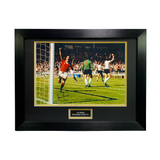 Lou Macari Signed 1977 FA Cup Final Celebration Photo Print (L)