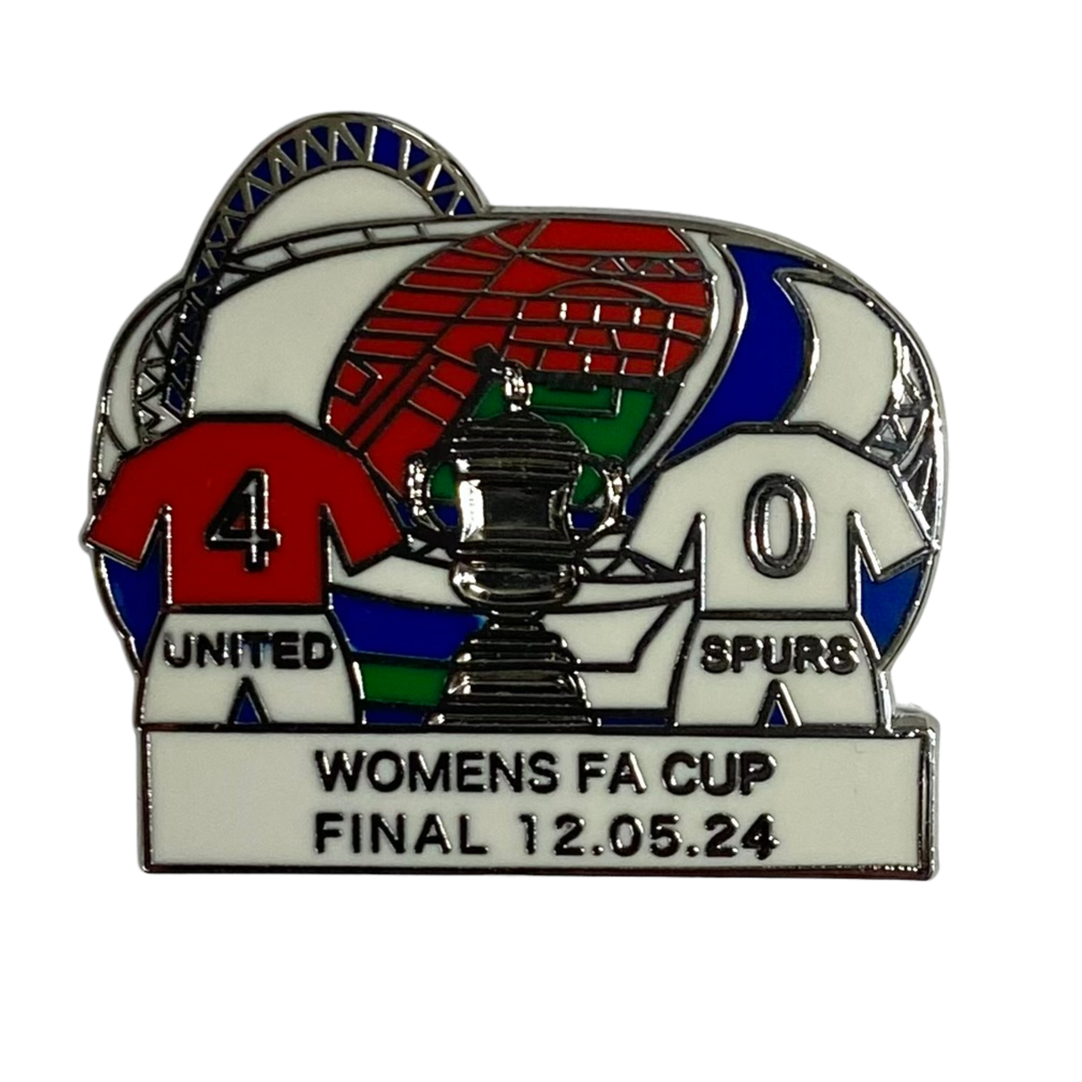 Manchester United Women Football Club FA CUP 2024 Matchday Badge