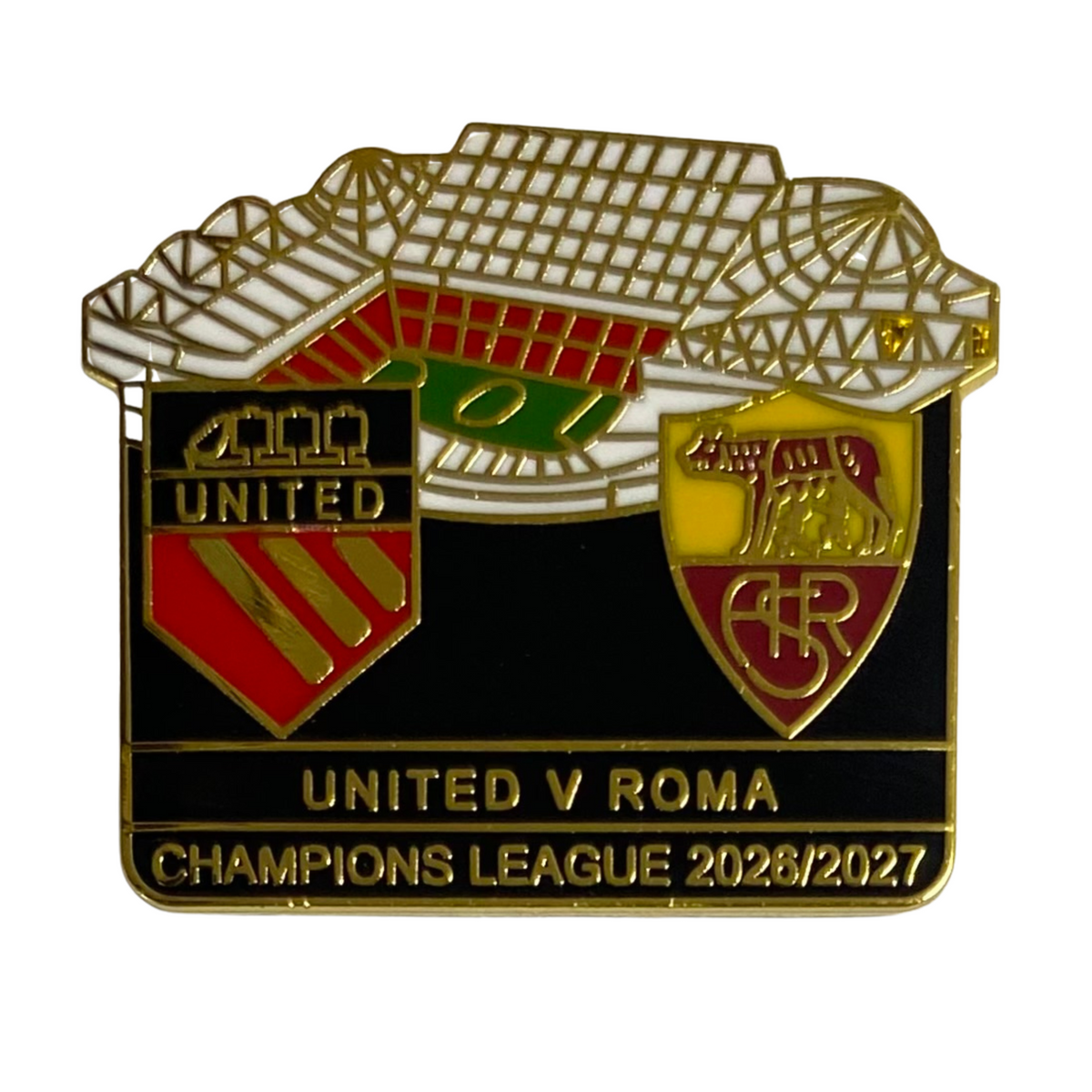 Manchester United v AS Roma 2026/2027 Matchday Badge