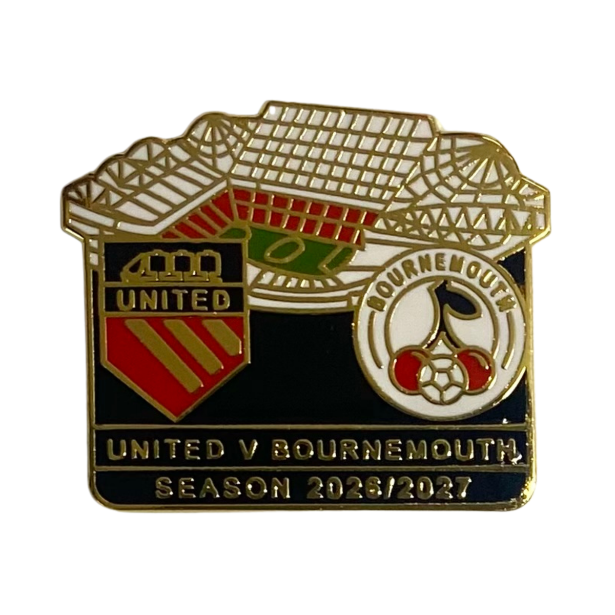 Manchester United v Bournemouth 2026/2027 Matchday Badge