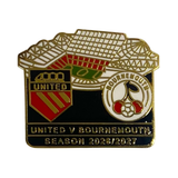 Manchester United v Bournemouth 2026/2027 Matchday Badge