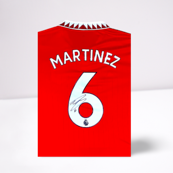 Lisandro Martínez 2022-2023 Home Signed Shirt