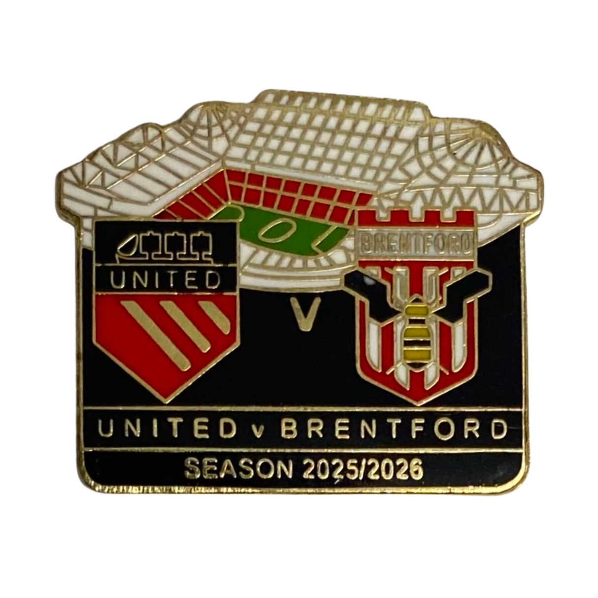 Manchester United v Brentford Matchday Badge