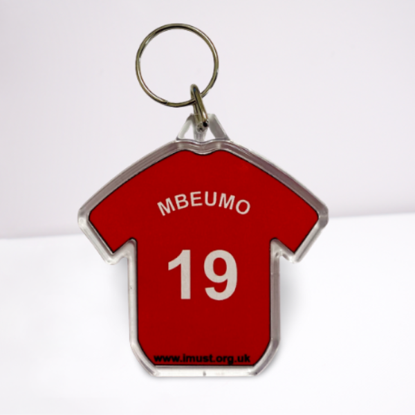Bryan Mbeumo Player Keyring