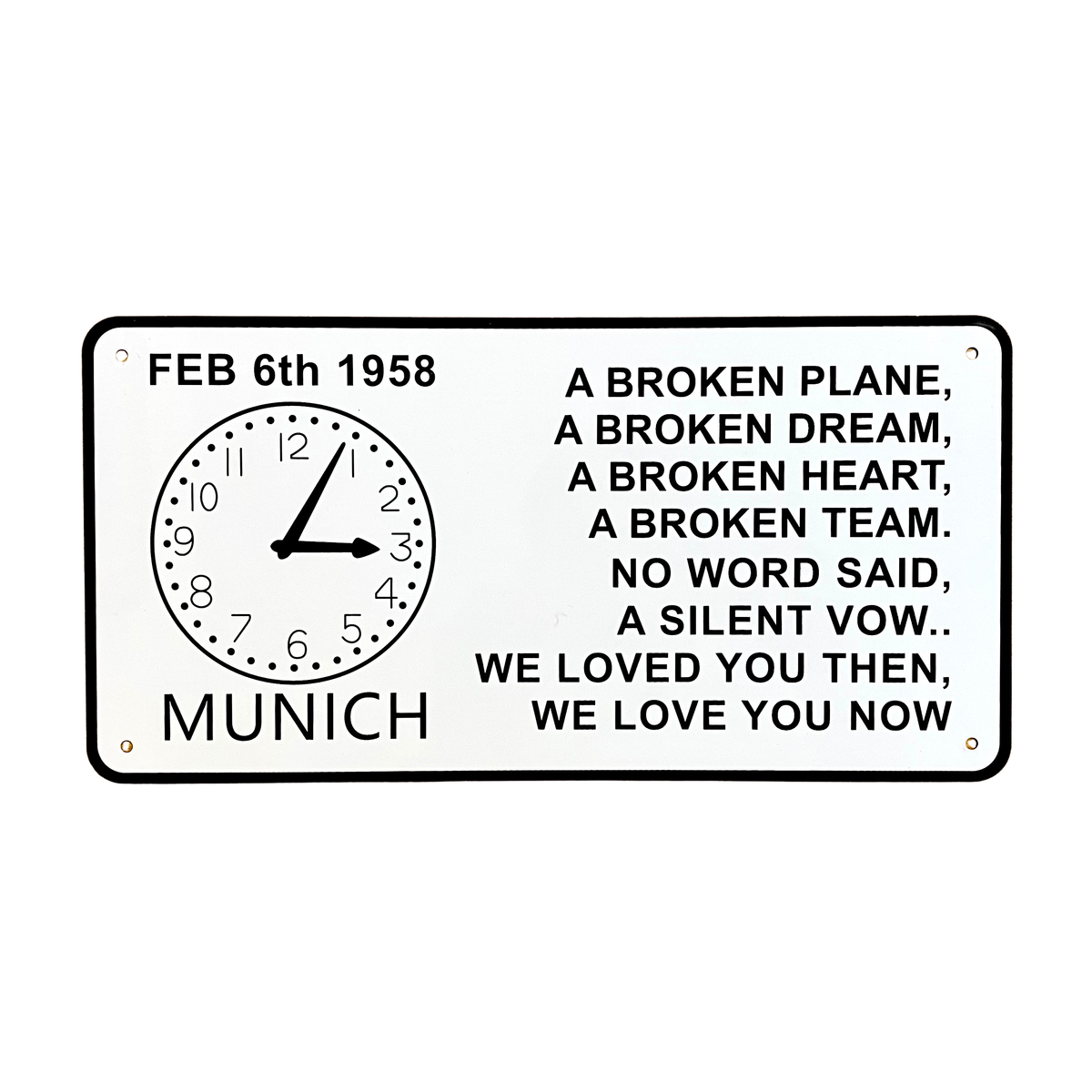 Munich Wall/Bar Plaque