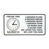 Munich Wall/Bar Plaque