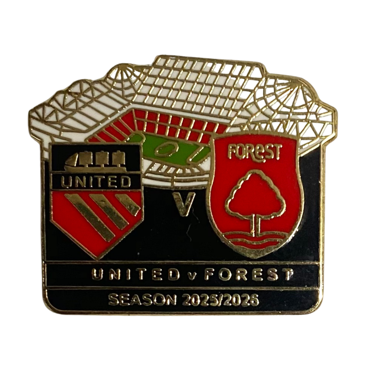 Manchester United v Nottingham Forest Matchday Badge