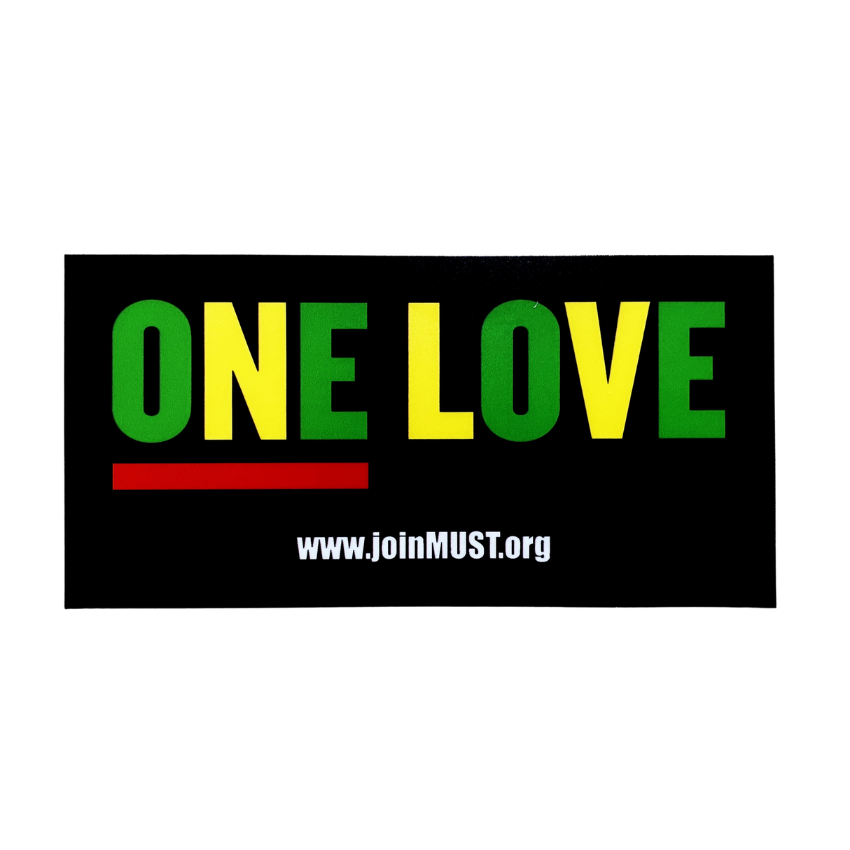 2 x Car Sticker - ONE LOVE