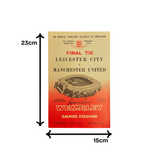 Original 1963 FA Cup Final Programme Signed by Denis Law (S)