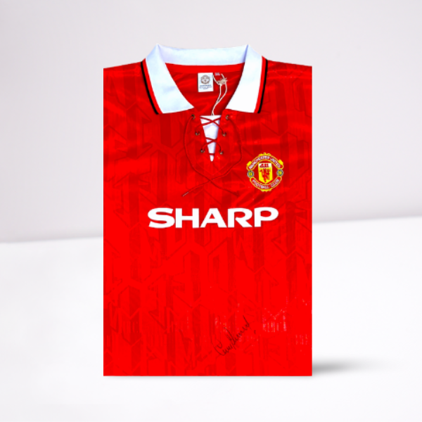 Gary Pallister Hand Signed official 1992 94 Red shirt