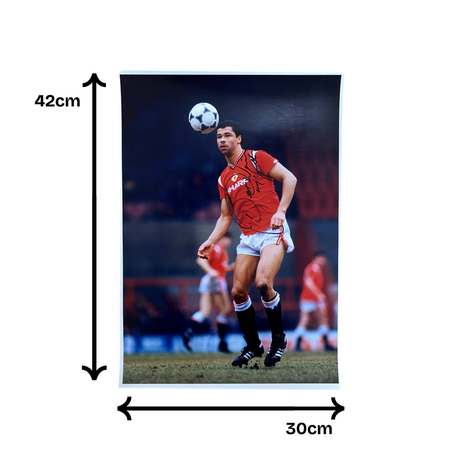 Paul McGrath 1986 Hand Signed Photo Print (L)