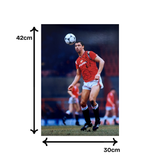 Paul McGrath 1986 Hand Signed Photo Print (L)