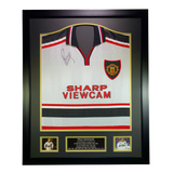 Paul Scholes Signed Manchester United 1999 White Away Shirt