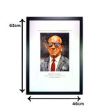 Sir Matt Busby "Reflections of Greatness" Print (A3)