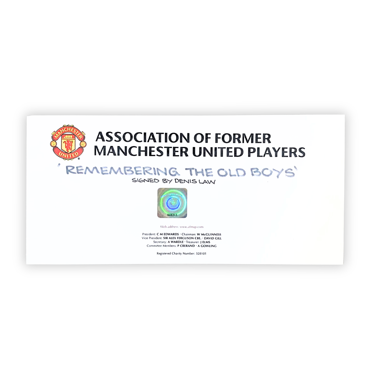 "Remembering The Old Boys" Framed Print Signed by Denis Law (XL)