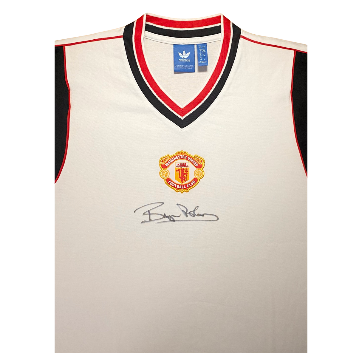 Bryan Robson Signed Manchester United 1983 Away shirt
