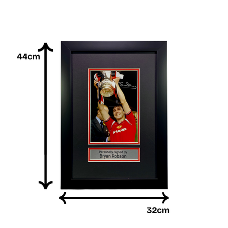 Robson 1985 Framed Signed 1985 FA Cup Winner Photo Print (M)