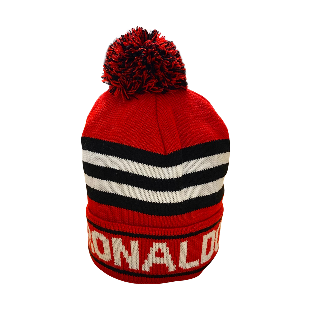 Ronaldo Red Bobble Hat