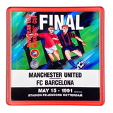Rotterdam 1991 European Cup Winners Cup Final Programme Coaster