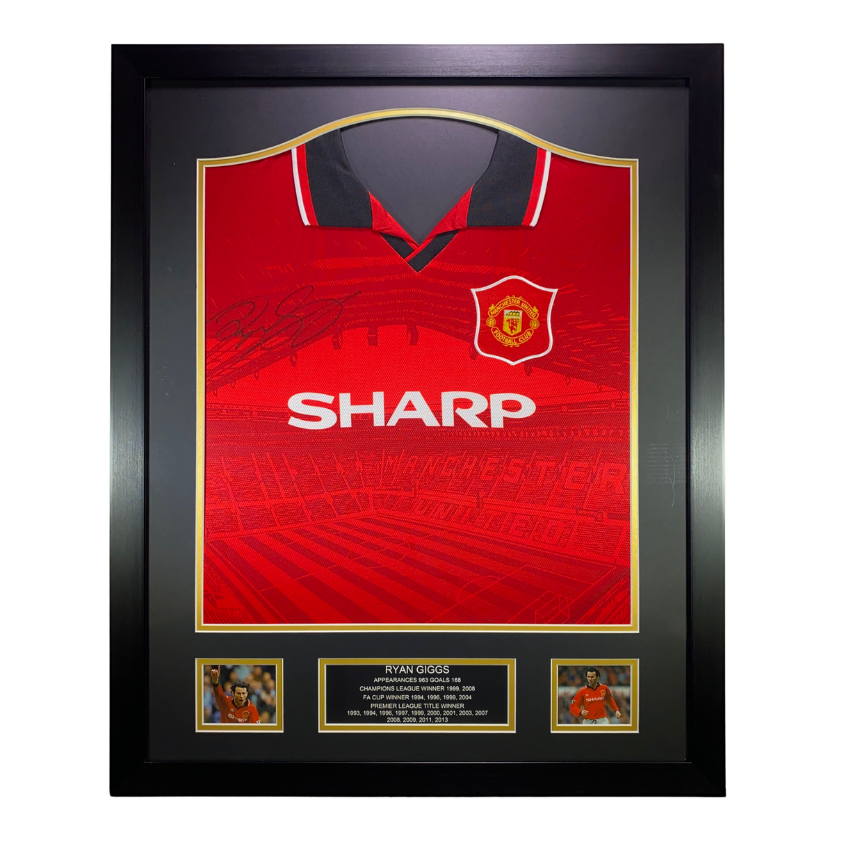 Ryan Giggs Signed Manchester United 1994/1996 Red Home Shirt