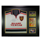 Ryan Giggs Hand Signed 1999 White Away Shirt