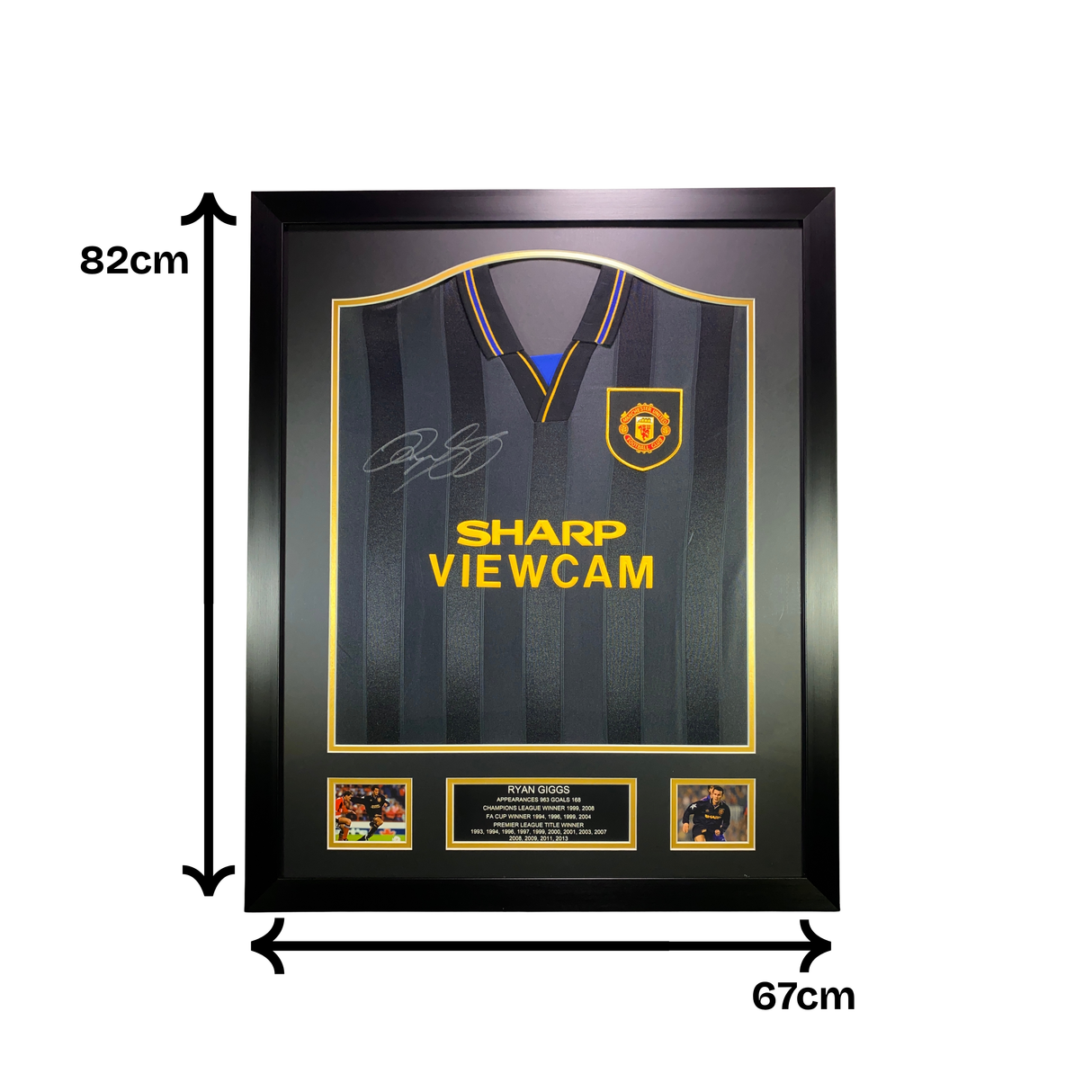 Ryan Giggs Signed 1994 Black Away Shirt
