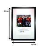 Ryan Giggs Signed "Landmark" Framed Print (Frame M)